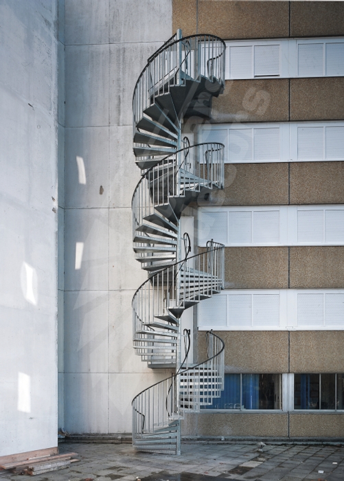 escalier en colimacon industriel