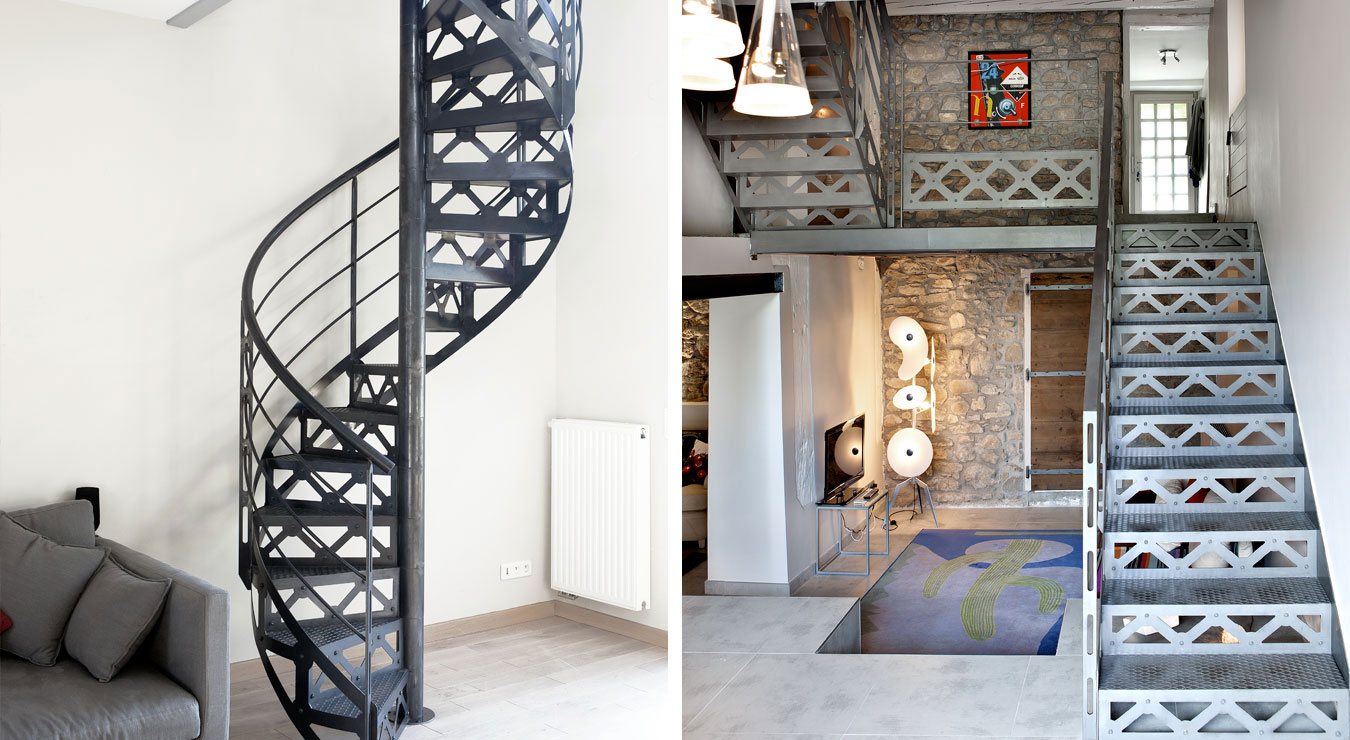 Des escaliers en métal dont le design et l'esthétique rendra votre intérieur unique