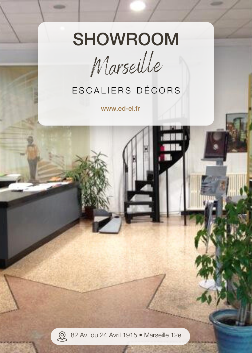 Showroom d'Escaliers à Marseille, 12e arrondissement.